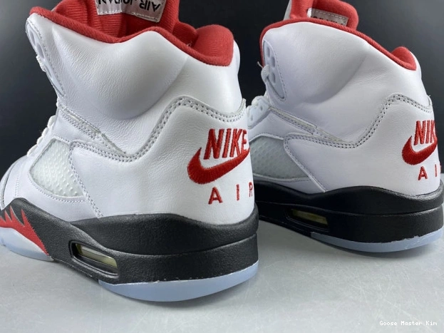 Retro Fire DA1911-102 5 Red Air Tongue Jordan Silver (2020) 0527